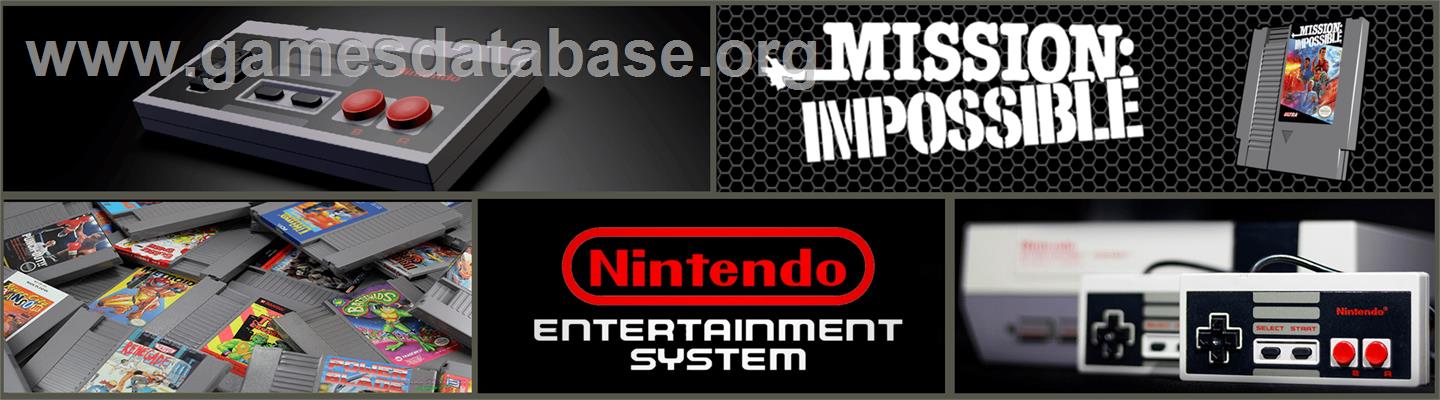 Mission Impossible - Nintendo NES - Artwork - Marquee