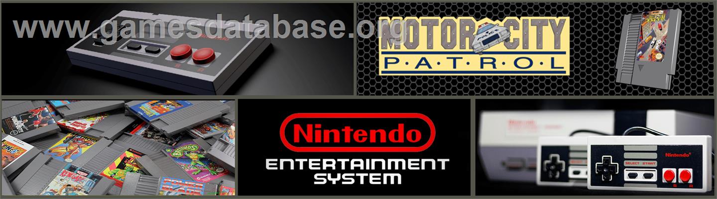 Motor City Patrol - Nintendo NES - Artwork - Marquee