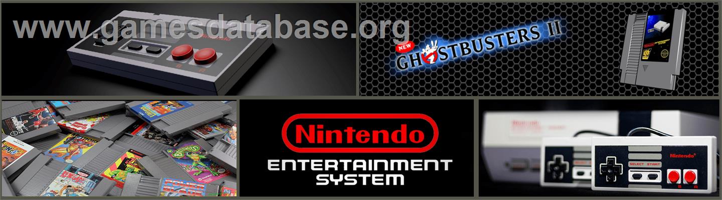 New Ghostbusters 2 - Nintendo NES - Artwork - Marquee