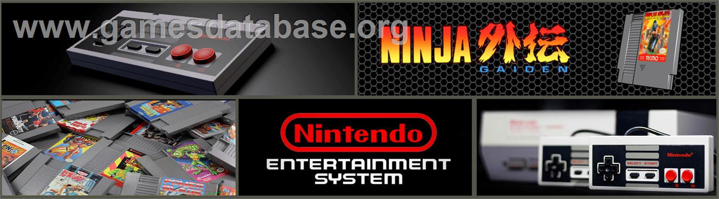 Ninja Gaiden - Nintendo NES - Artwork - Marquee