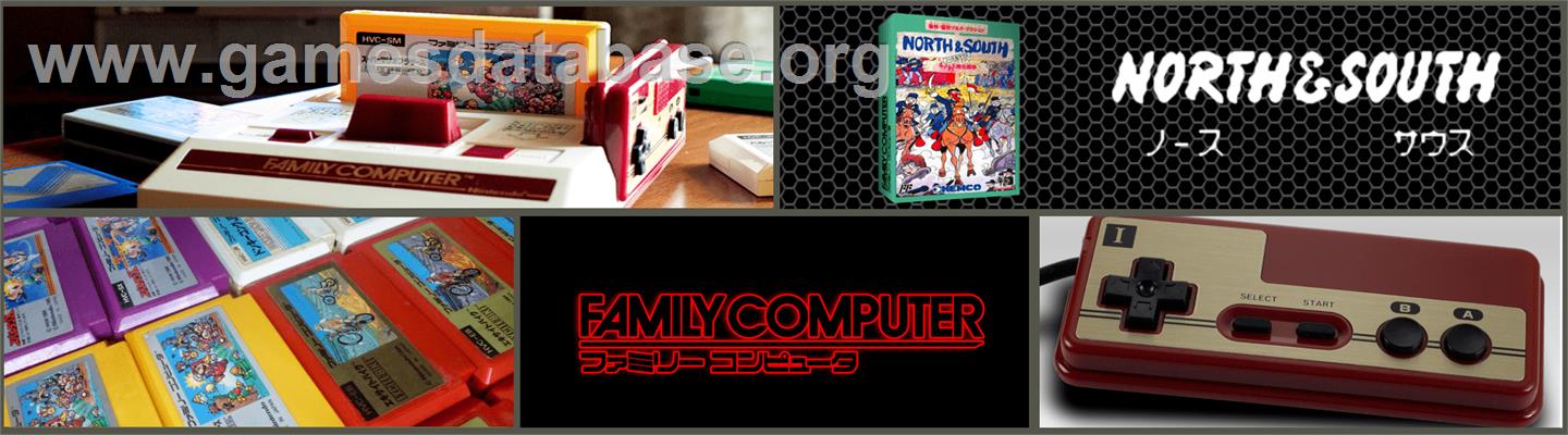 North And South - Nintendo NES - Artwork - Marquee
