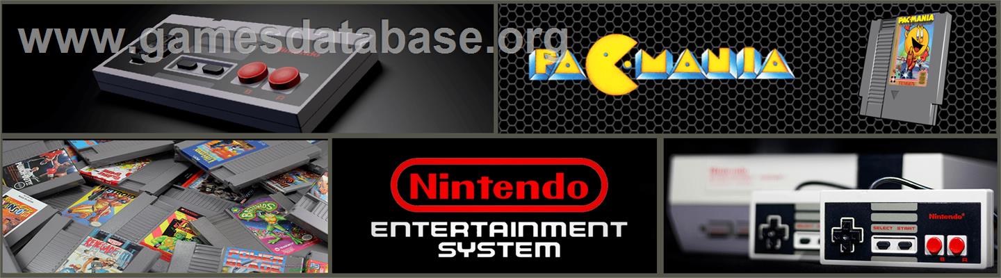 Pac-mania - Nintendo NES - Artwork - Marquee