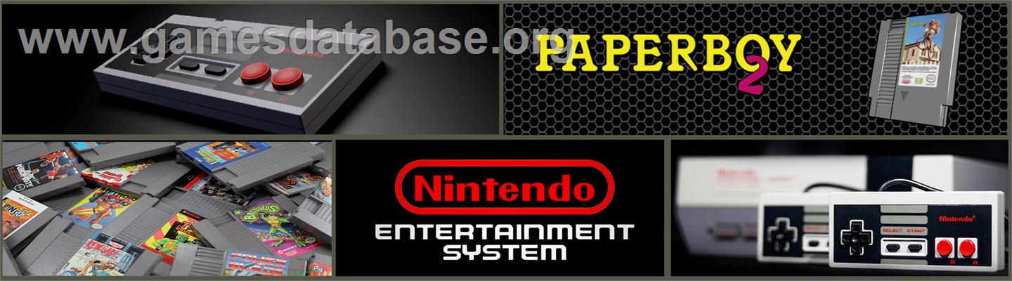 Paperboy 2 - Nintendo NES - Artwork - Marquee