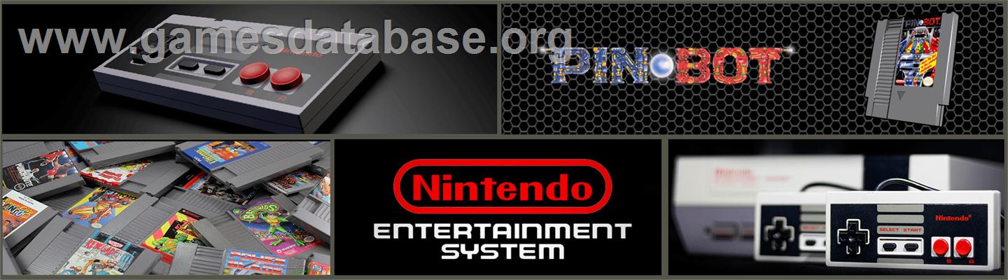 PinBot - Nintendo NES - Artwork - Marquee