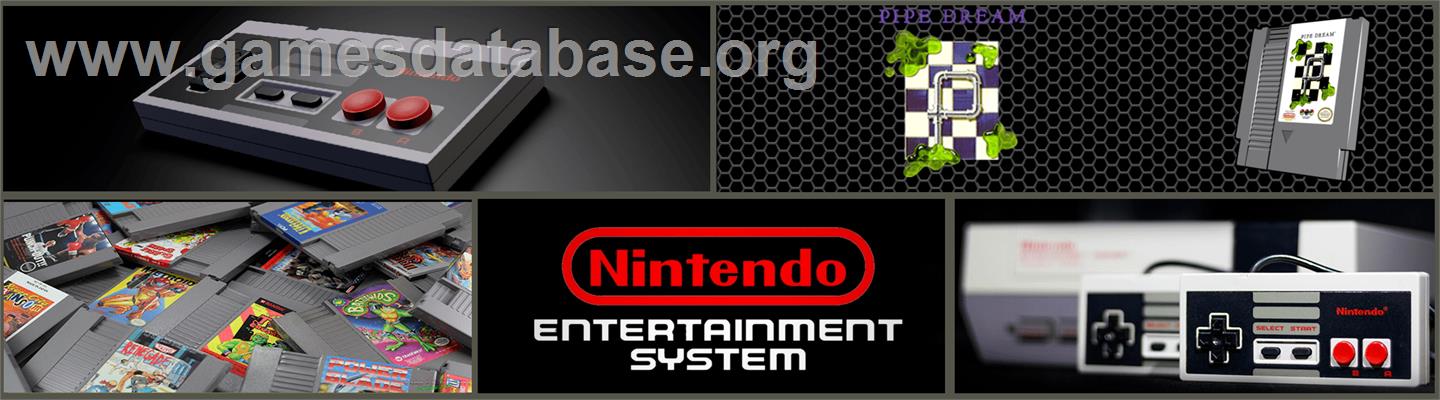 Pipe Dream - Nintendo NES - Artwork - Marquee
