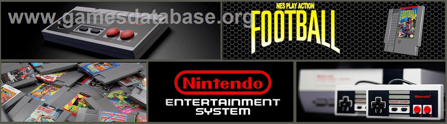 Play Action Football - Nintendo NES - Artwork - Marquee