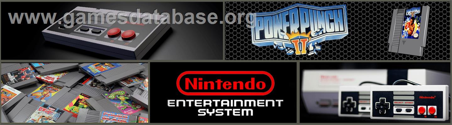 Power Punch 2 - Nintendo NES - Artwork - Marquee