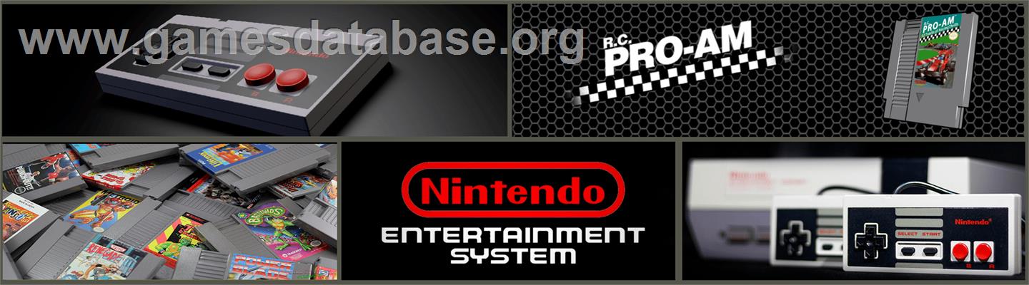 R.C. Pro-Am - Nintendo NES - Artwork - Marquee