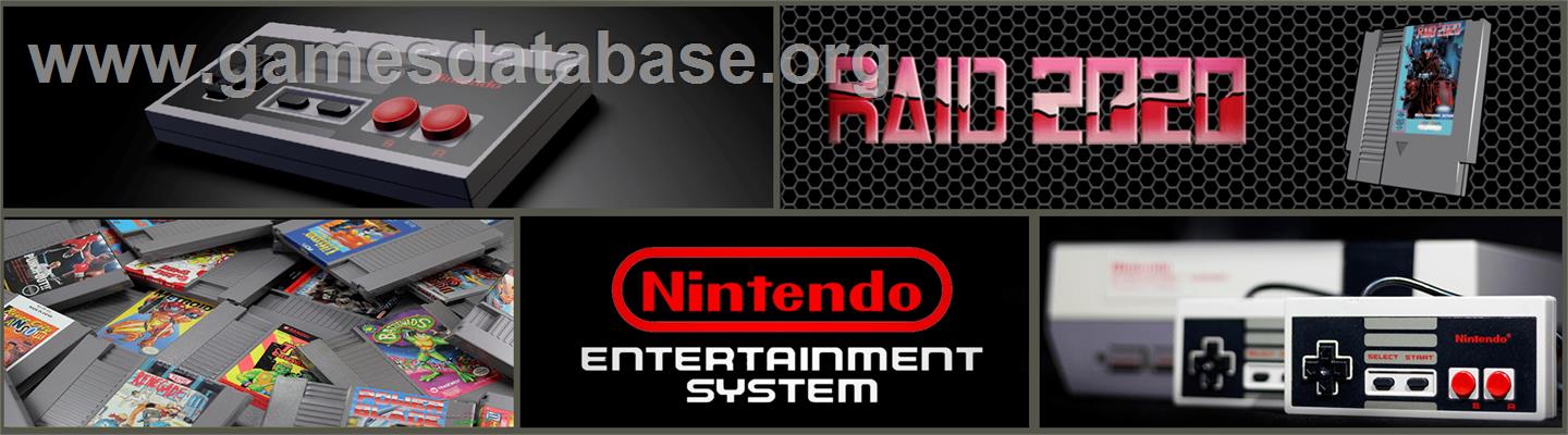 Raid 2020 - Nintendo NES - Artwork - Marquee