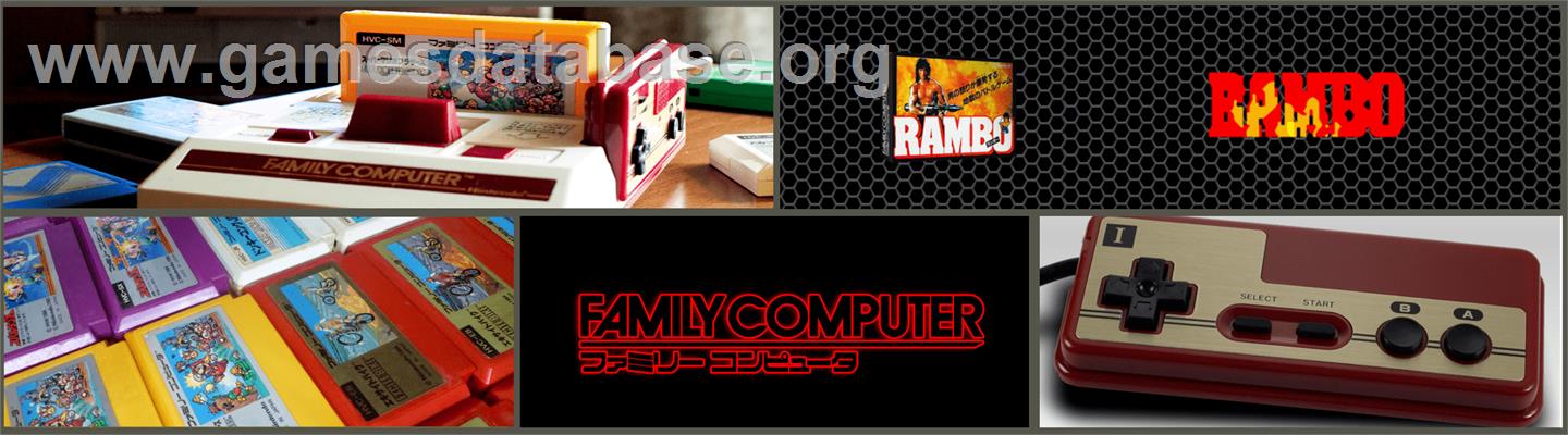 Rambo - Nintendo NES - Artwork - Marquee