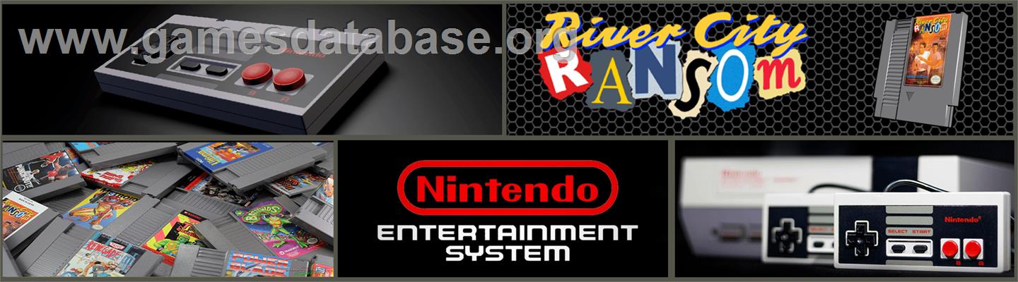 River City Ransom - Nintendo NES - Artwork - Marquee