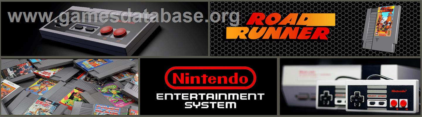 Road Runner - Nintendo NES - Artwork - Marquee