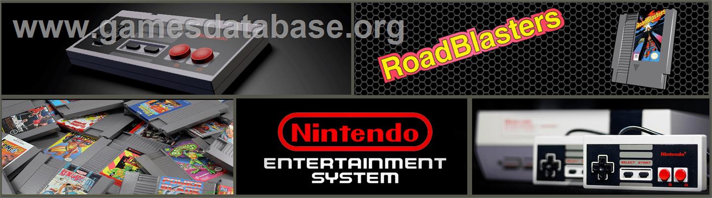 Roadblasters - Nintendo NES - Artwork - Marquee