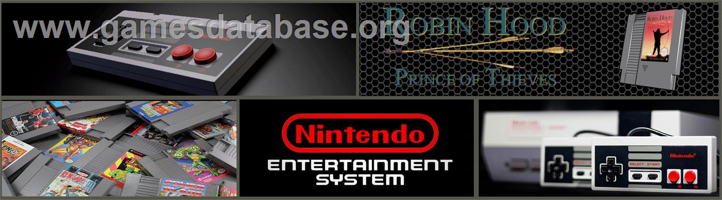 Robin Hood: Prince of Thieves - Nintendo NES - Artwork - Marquee