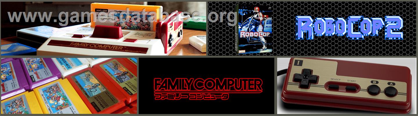 Robocop 2 - Nintendo NES - Artwork - Marquee