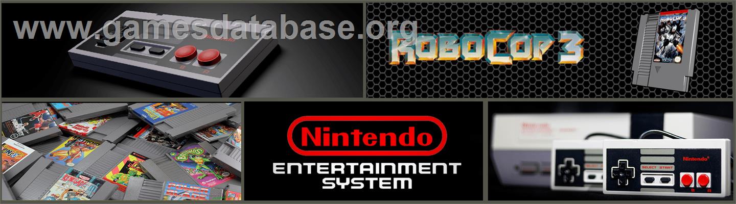 Robocop 3 - Nintendo NES - Artwork - Marquee
