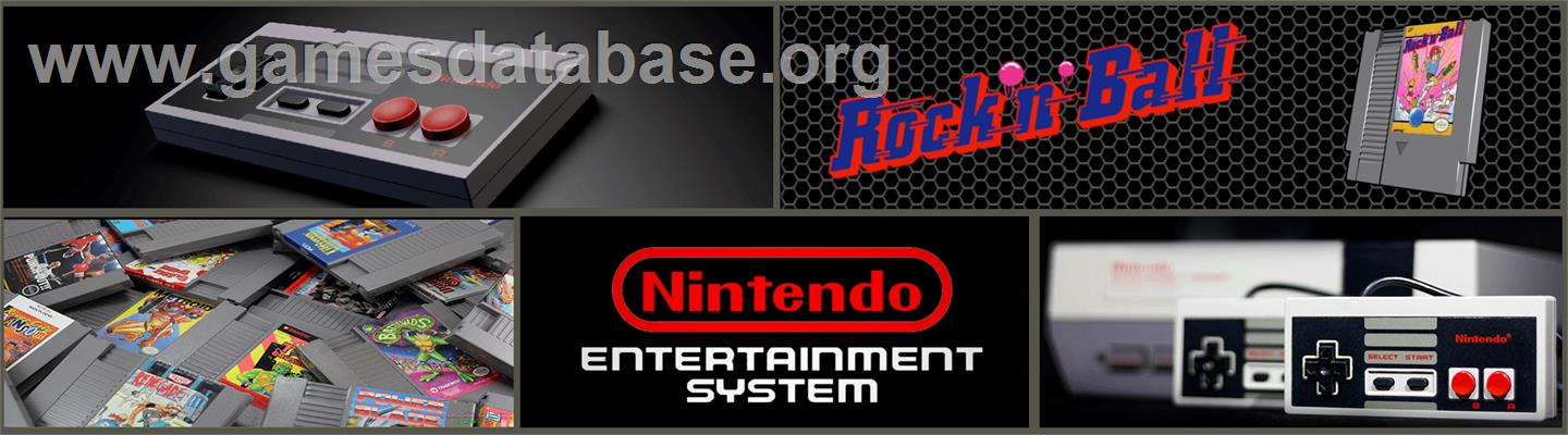 Rock 'n Ball - Nintendo NES - Artwork - Marquee