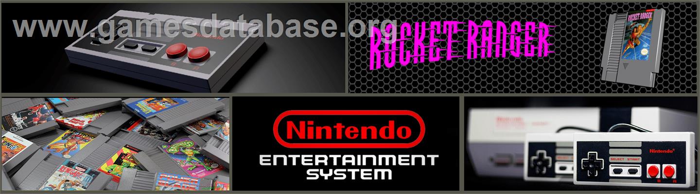 Rocket Ranger - Nintendo NES - Artwork - Marquee