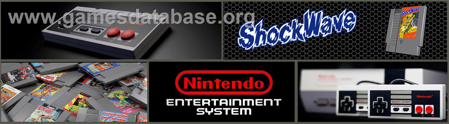 Shock Wave - Nintendo NES - Artwork - Marquee