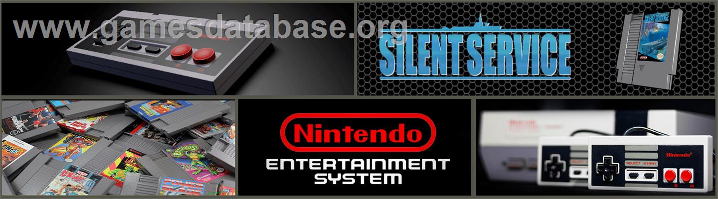 Silent Service - Nintendo NES - Artwork - Marquee
