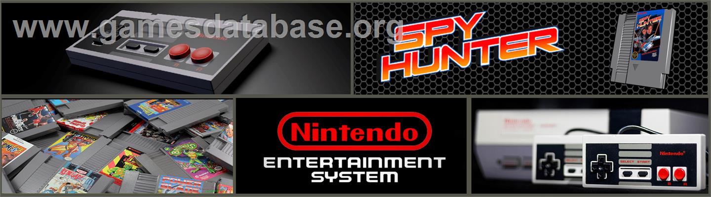 Spy Hunter - Nintendo NES - Artwork - Marquee