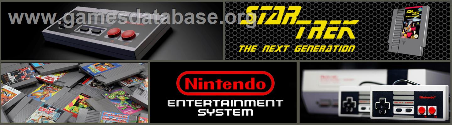 Star Trek - The Next Generation - Nintendo NES - Artwork - Marquee