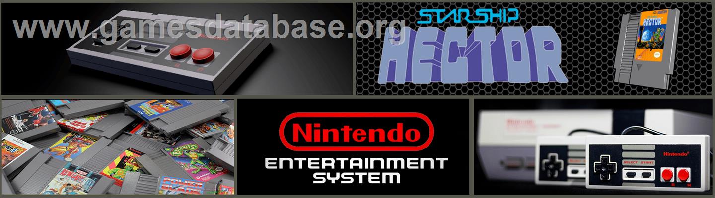 Starship Hector - Nintendo NES - Artwork - Marquee