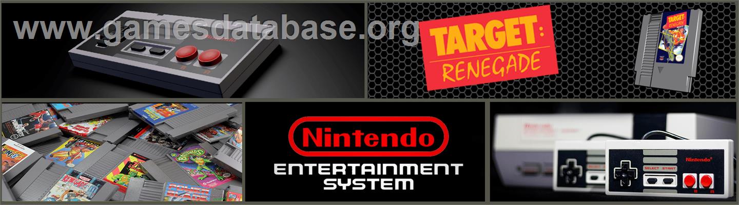 Target Renegade - Nintendo NES - Artwork - Marquee