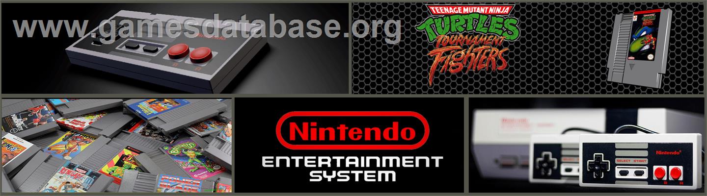 Teenage Mutant Ninja Turtles - Tournament Fighters - Nintendo NES - Artwork - Marquee