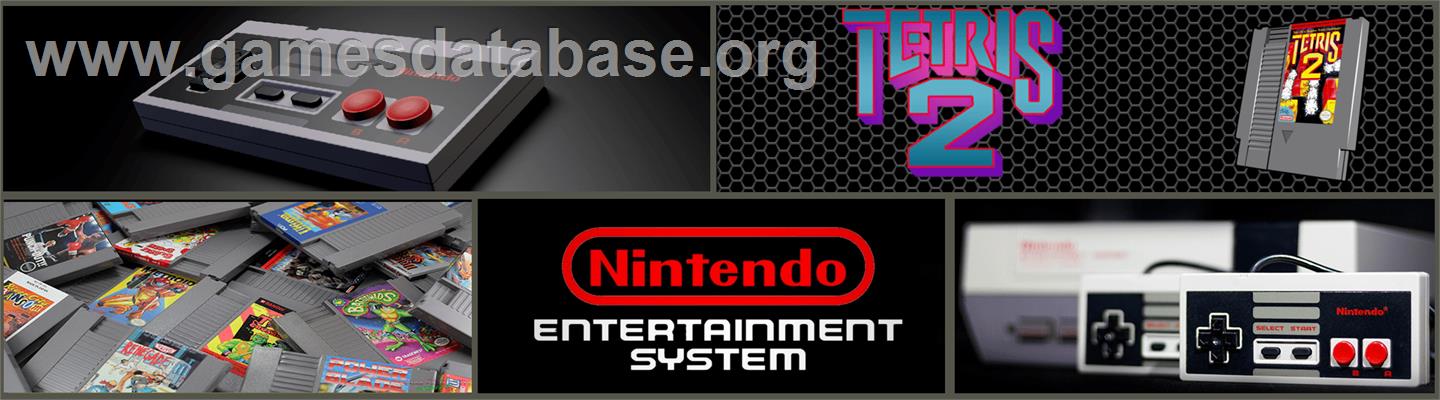 Tetris 2 - Nintendo NES - Artwork - Marquee