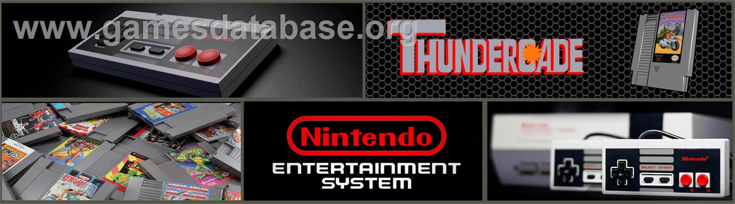 Thundercade / Twin Formation - Nintendo NES - Artwork - Marquee