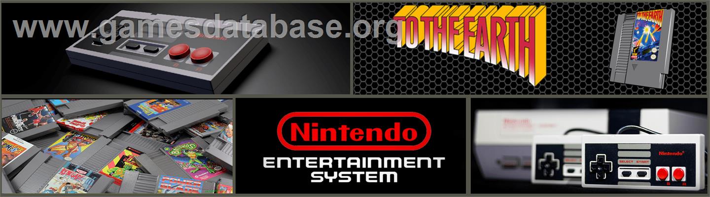 To the Earth - Nintendo NES - Artwork - Marquee