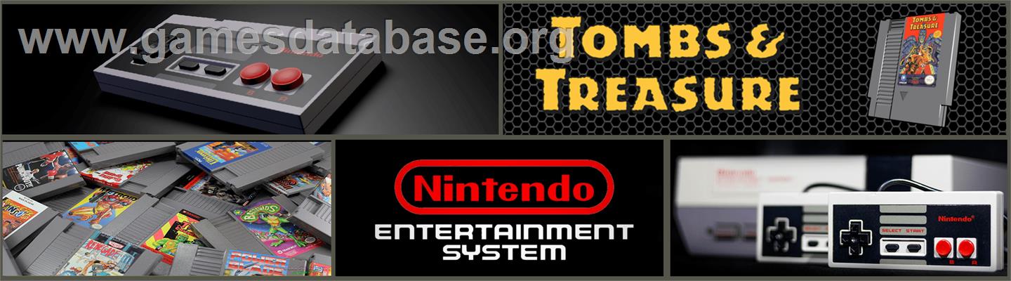 Tombs & Treasure - Nintendo NES - Artwork - Marquee