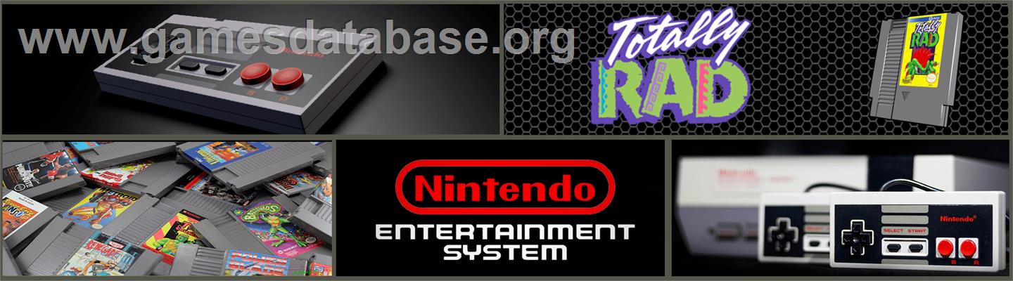 Totally Rad - Nintendo NES - Artwork - Marquee