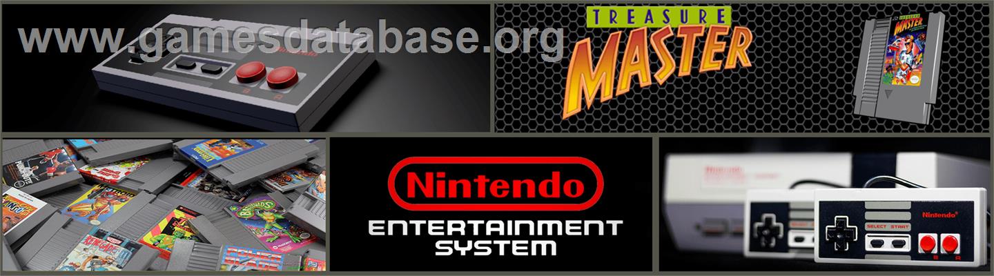 Treasure Master - Nintendo NES - Artwork - Marquee