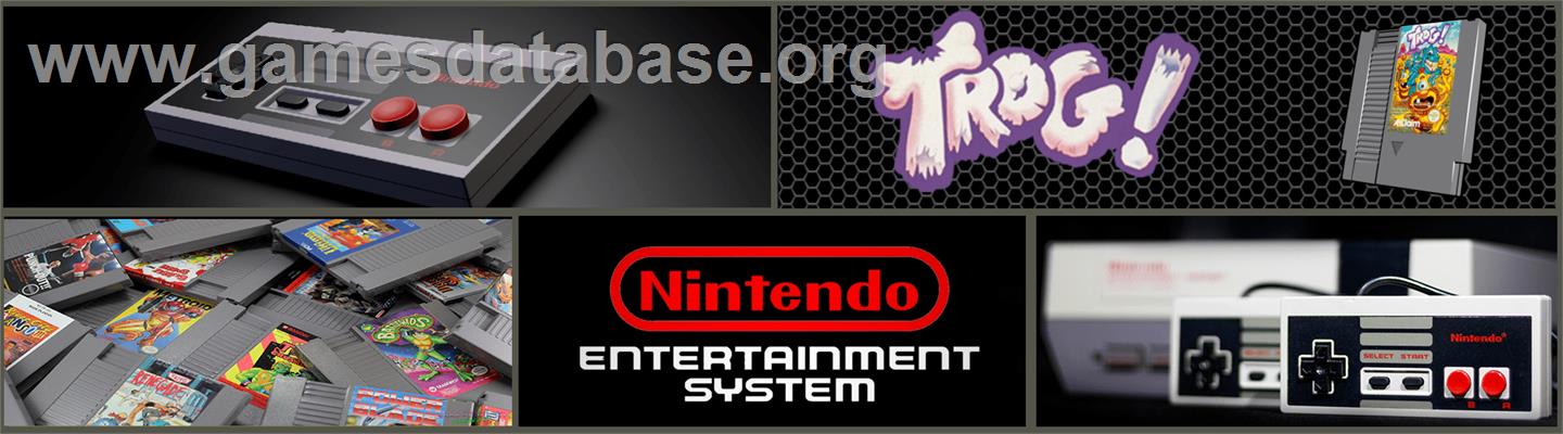 Trog - Nintendo NES - Artwork - Marquee