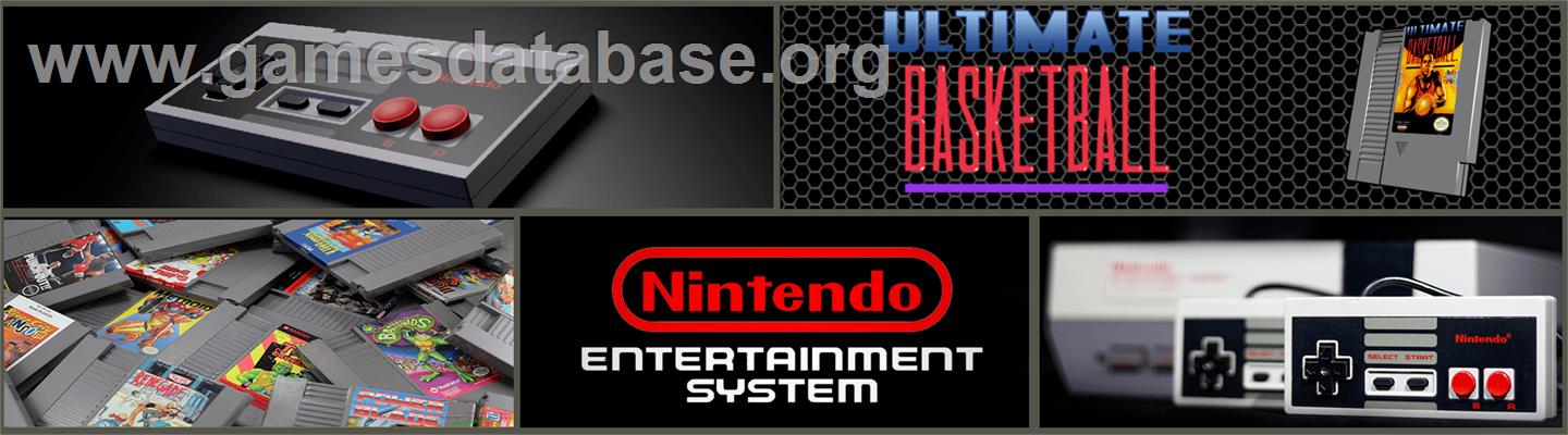 Ultimate Basketball - Nintendo NES - Artwork - Marquee