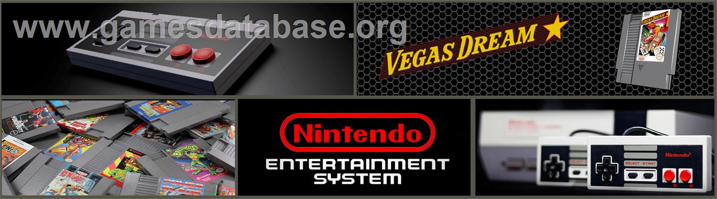 Vegas Dream - Nintendo NES - Artwork - Marquee