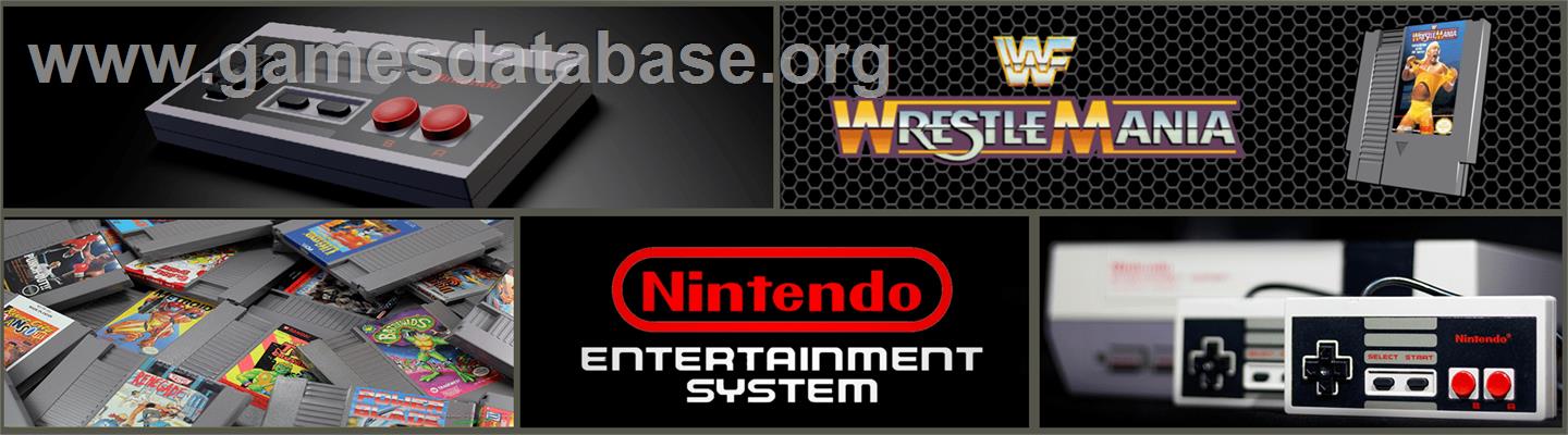WWF Wrestlemania: Steel Cage Challenge - Nintendo NES - Artwork - Marquee
