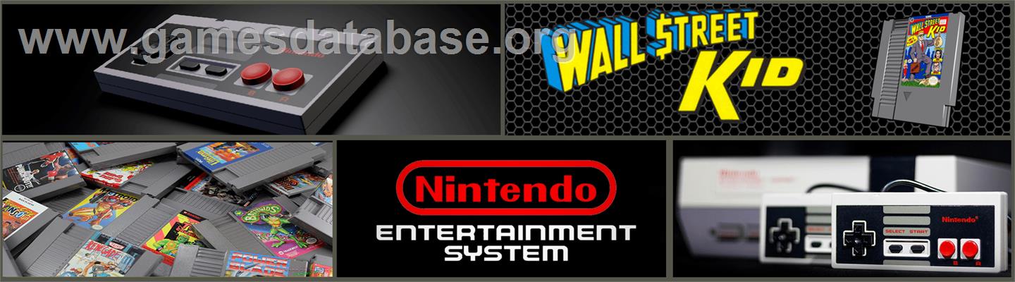 Wall Street Kid - Nintendo NES - Artwork - Marquee