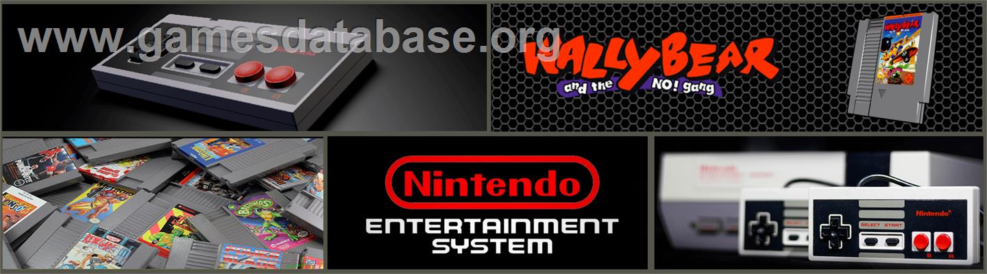 Wally Bear And The No! Gang - Nintendo NES - Artwork - Marquee