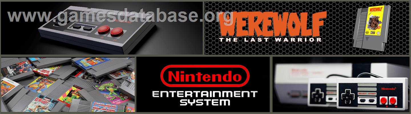 Werewolf: The Last Warrior - Nintendo NES - Artwork - Marquee