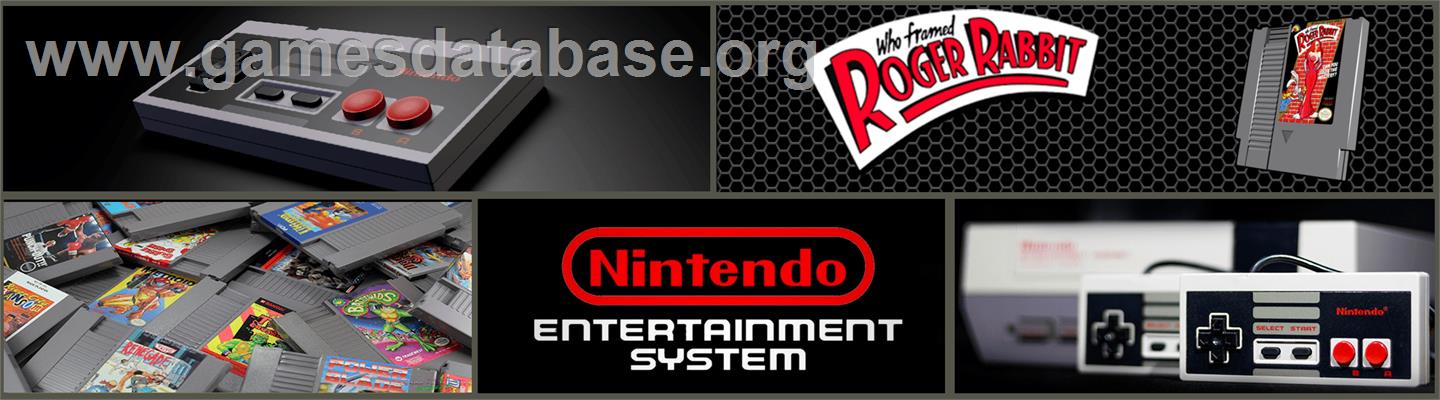 Who Framed Roger Rabbit? - Nintendo NES - Artwork - Marquee