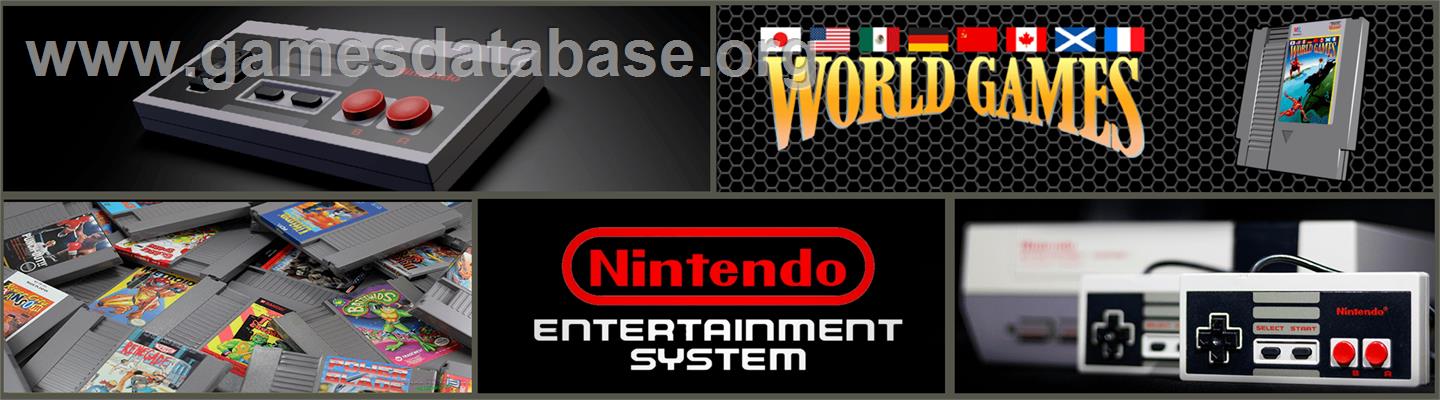 World Games - Nintendo NES - Artwork - Marquee