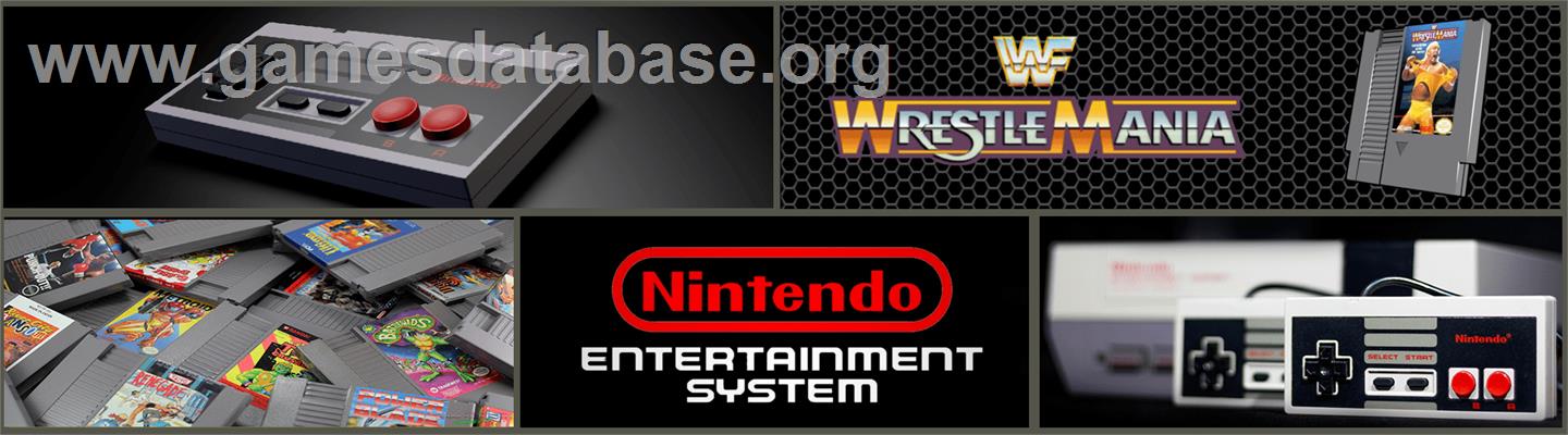 Wwf Wrestlemania - Nintendo NES - Artwork - Marquee