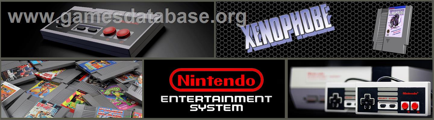 Xenophobe - Nintendo NES - Artwork - Marquee