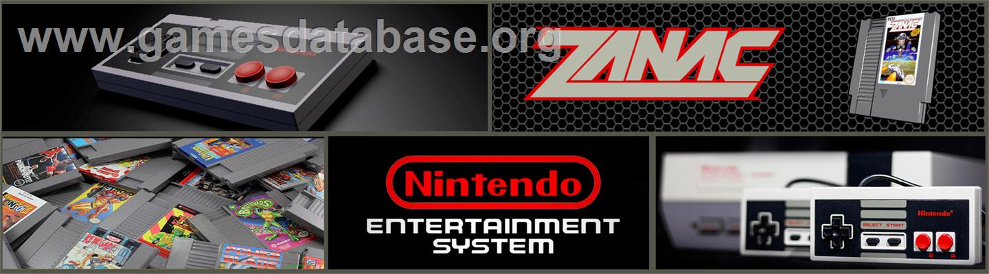 Zanac A.I. - Nintendo NES - Artwork - Marquee