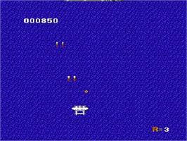 In game image of 1942 on the Nintendo NES.