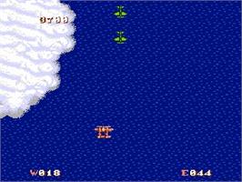 In game image of 1943 - The Battle Of Midway on the Nintendo NES.