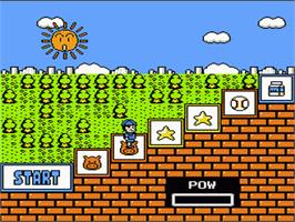 In game image of Aa Yakyuu Jinsei Icchokusen on the Nintendo NES.
